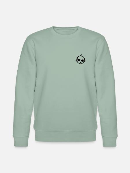 Bébé cool - Sweat bio CHANGER Stanley/Stella Unisexe - vert de gris clair