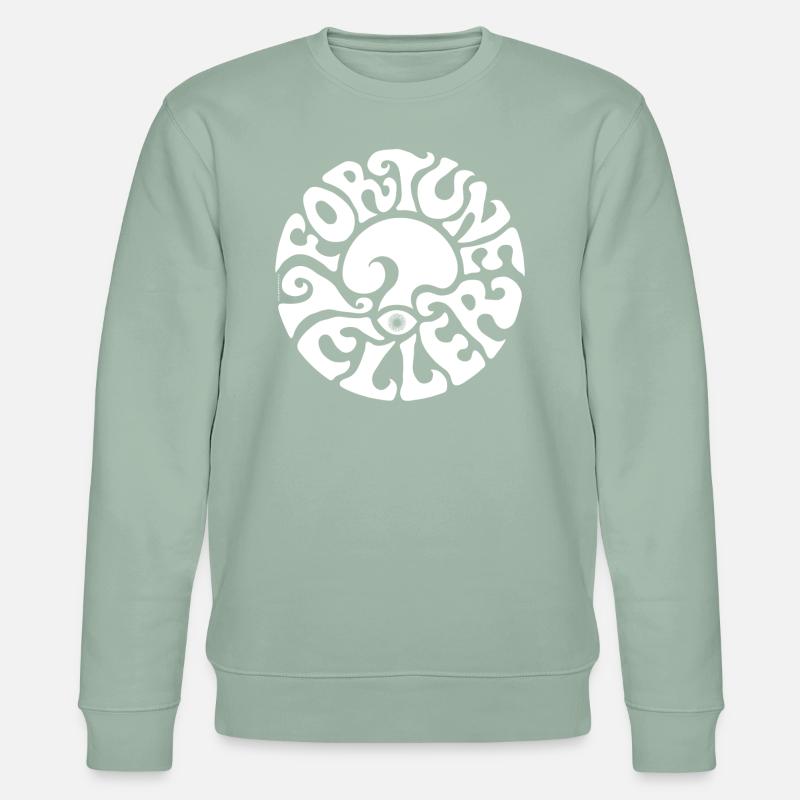 FORTUNE TELLER sixties Wahrsager*in psychedelic 60 - Stanley/Stella Unisex Bio-Sweatshirt CHANGER  - Helles Graugrün