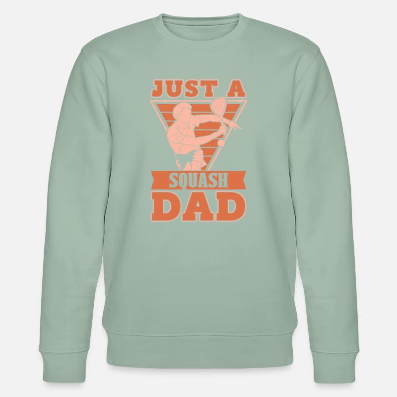 Squash Just A Squash Dad - Stanley/Stella CHANGER Unisex Organic Sweatshirt - aloe