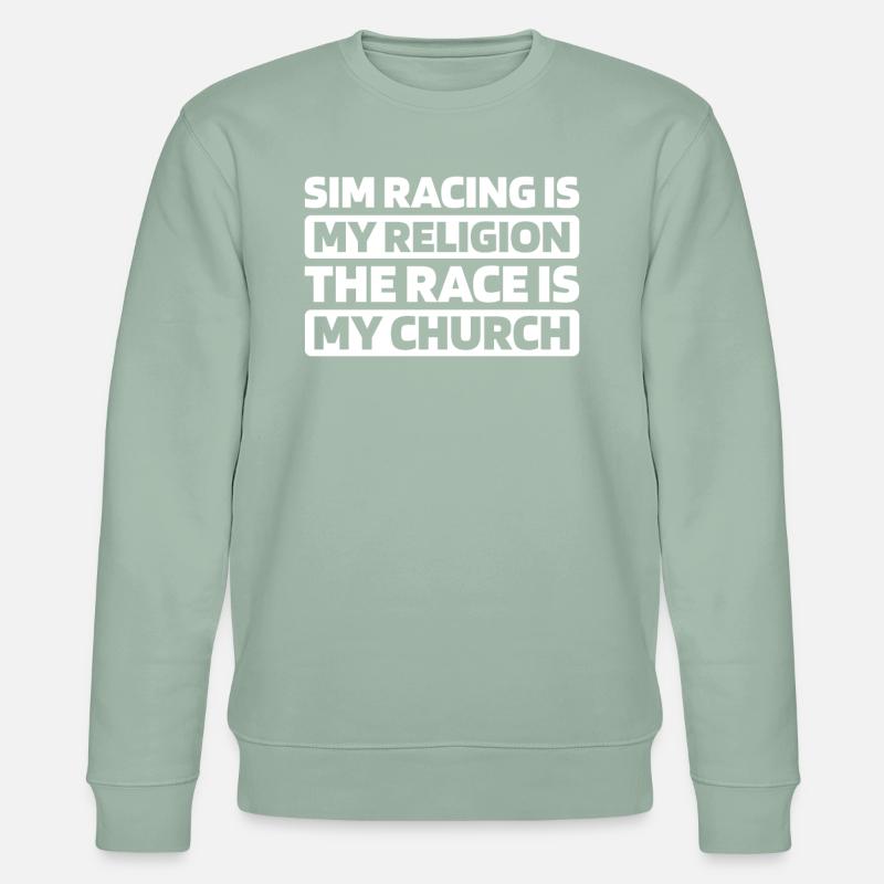 Sim Racing - Sweat bio CHANGER Stanley/Stella Unisexe - vert de gris clair