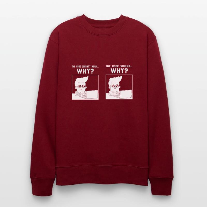 Coder Programmieren Spruch Programmierer Geschenk Stanley/Stella Unisex Bio-Sweatshirt CHANGER 