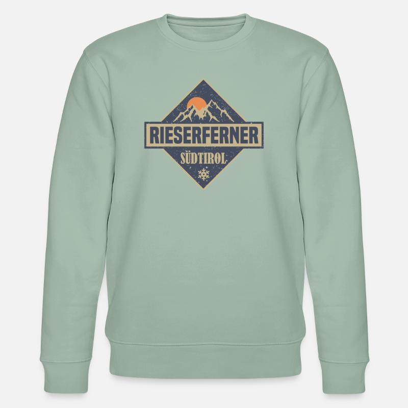Rieserferner - Sweat bio CHANGER Stanley/Stella Unisexe - vert de gris clair