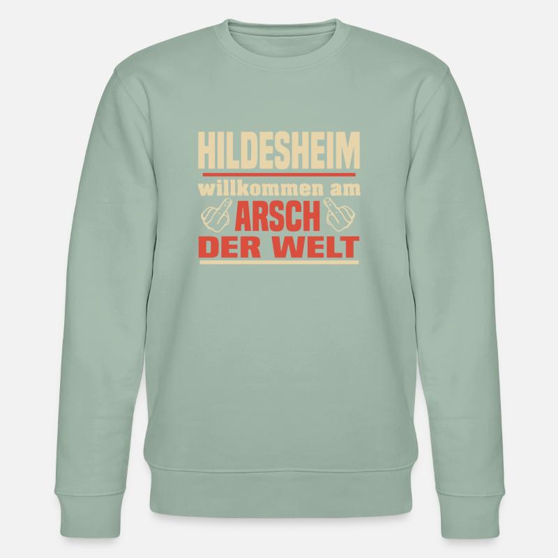 Hildesheim - Stanley/Stella Unisex Bio-Sweatshirt CHANGER  - Helles Graugrün