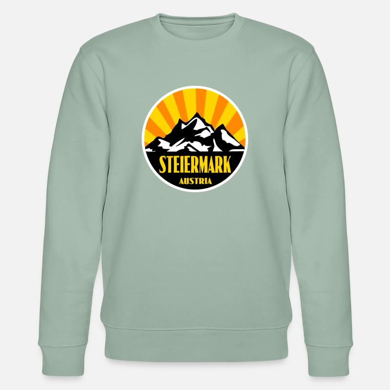 Steiermark - Stanley/Stella Unisex Bio-Sweatshirt CHANGER - Helles Graugrün