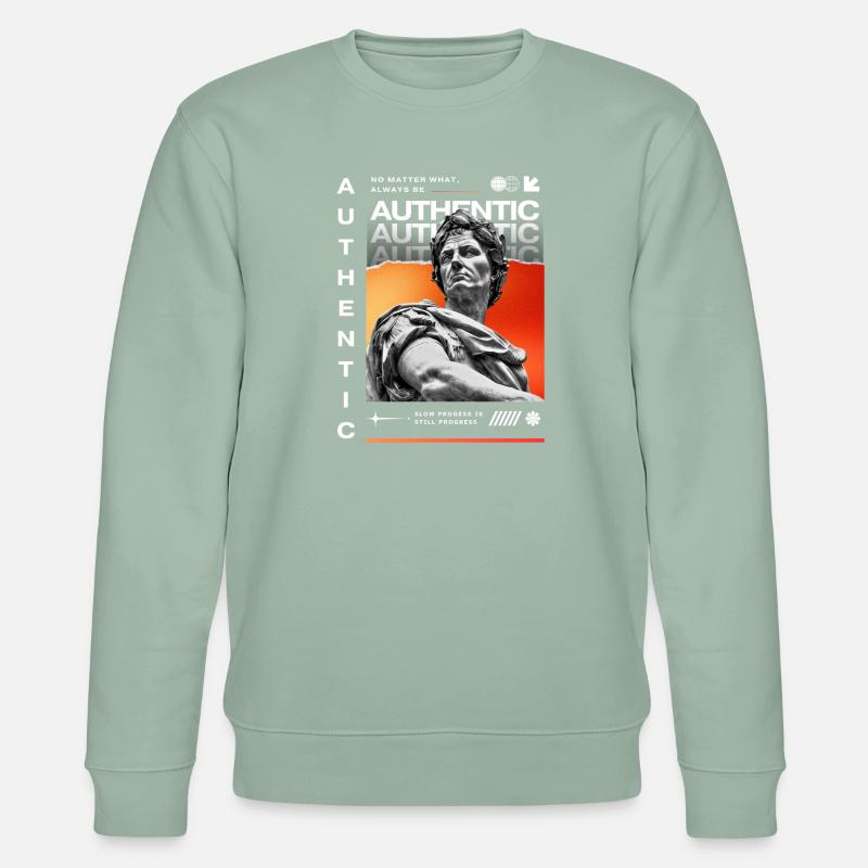 Authentique - Sweat bio CHANGER Stanley/Stella Unisexe - vert de gris clair