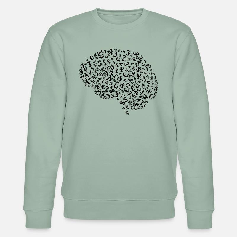 Gier - Stanley/Stella Unisex Bio-Sweatshirt CHANGER  - Helles Graugrün