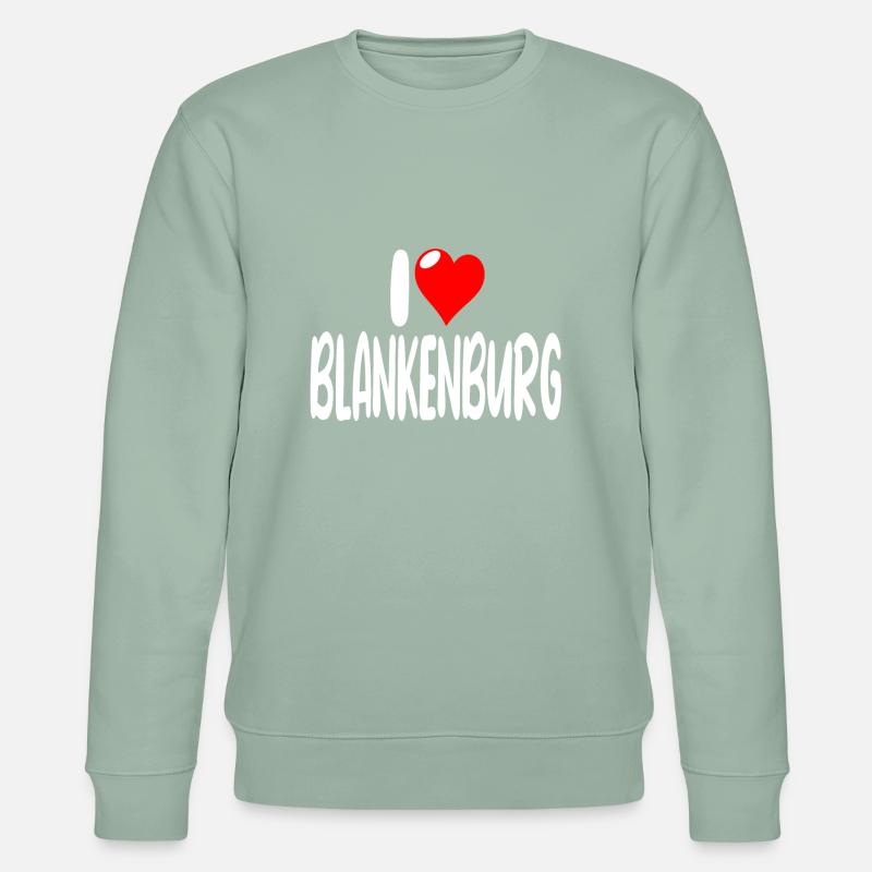 Blankenburg - Stanley/Stella Unisex Bio-Sweatshirt CHANGER  - Helles Graugrün