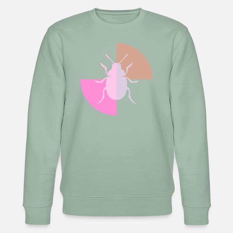 Duo Pastellgrau Rosa - Stanley/Stella Unisex Bio-Sweatshirt CHANGER  - Helles Graugrün