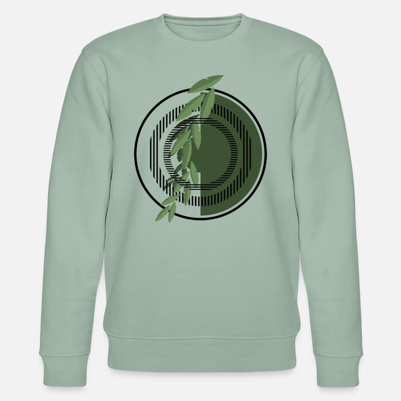 boho1 - Stanley/Stella Unisex Bio-Sweatshirt CHANGER  - Helles Graugrün
