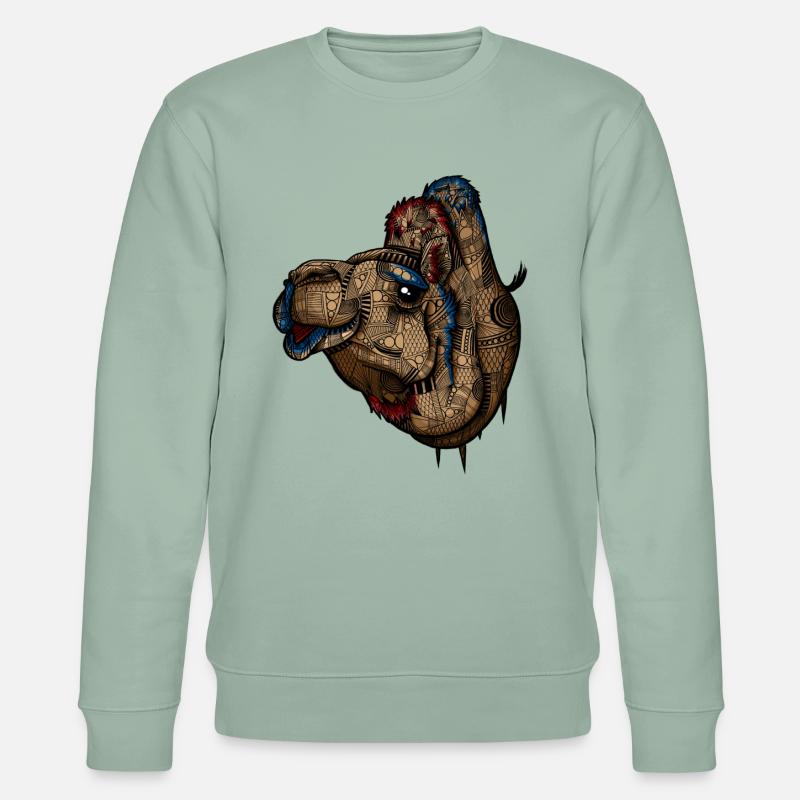 Kamel - Stanley/Stella Unisex Bio-Sweatshirt CHANGER  - Helles Graugrün