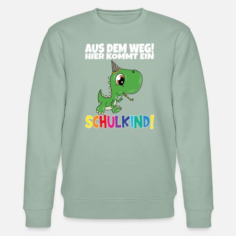 Écolier 2024 entrant à l'école - Sweat bio CHANGER Stanley/Stella Unisexe - vert de gris clair