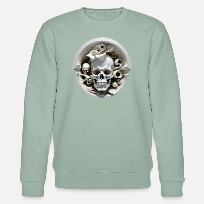 Bewußtsein - Stanley/Stella Unisex Bio-Sweatshirt CHANGER  - Helles Graugrün