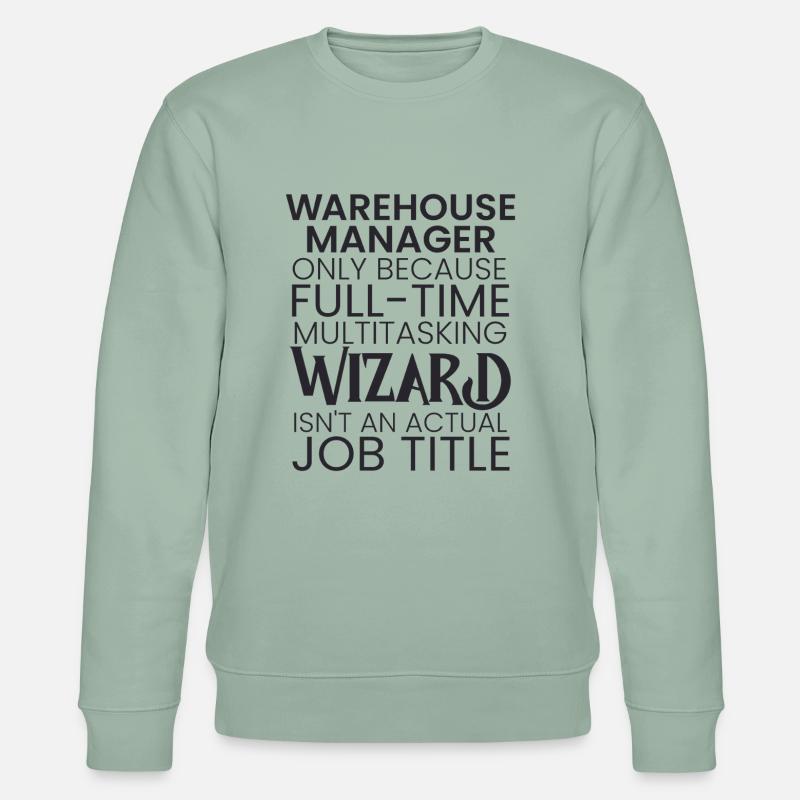 Warehouse Manager multitasking Wizard - Stanley/Stella CHANGER Unisex Organic Sweatshirt - aloe