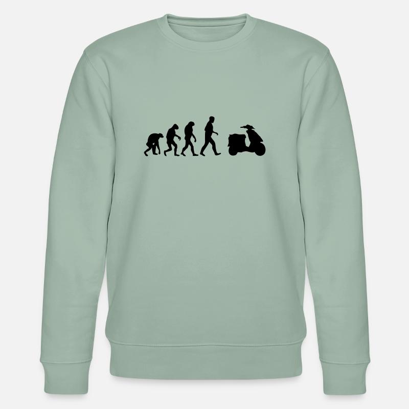roller evolution - Stanley/Stella Unisex Bio-Sweatshirt CHANGER  - Helles Graugrün