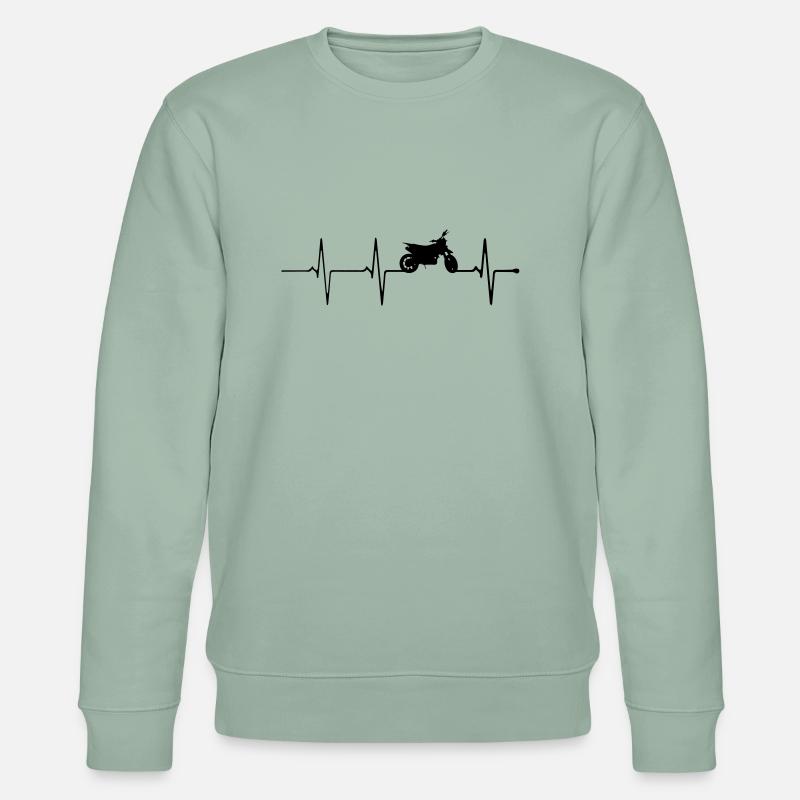 Motocross - Stanley/Stella Unisex Bio-Sweatshirt CHANGER  - Helles Graugrün