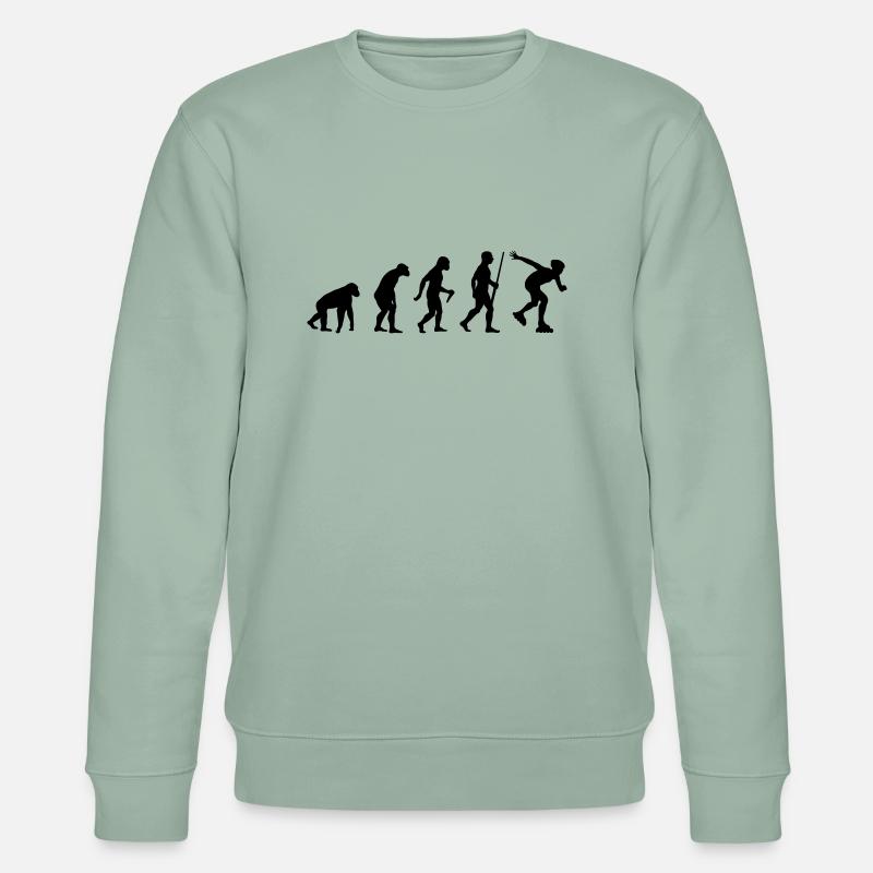 Inline Skater Evolution - Stanley/Stella CHANGER Unisex Organic Sweatshirt - aloe