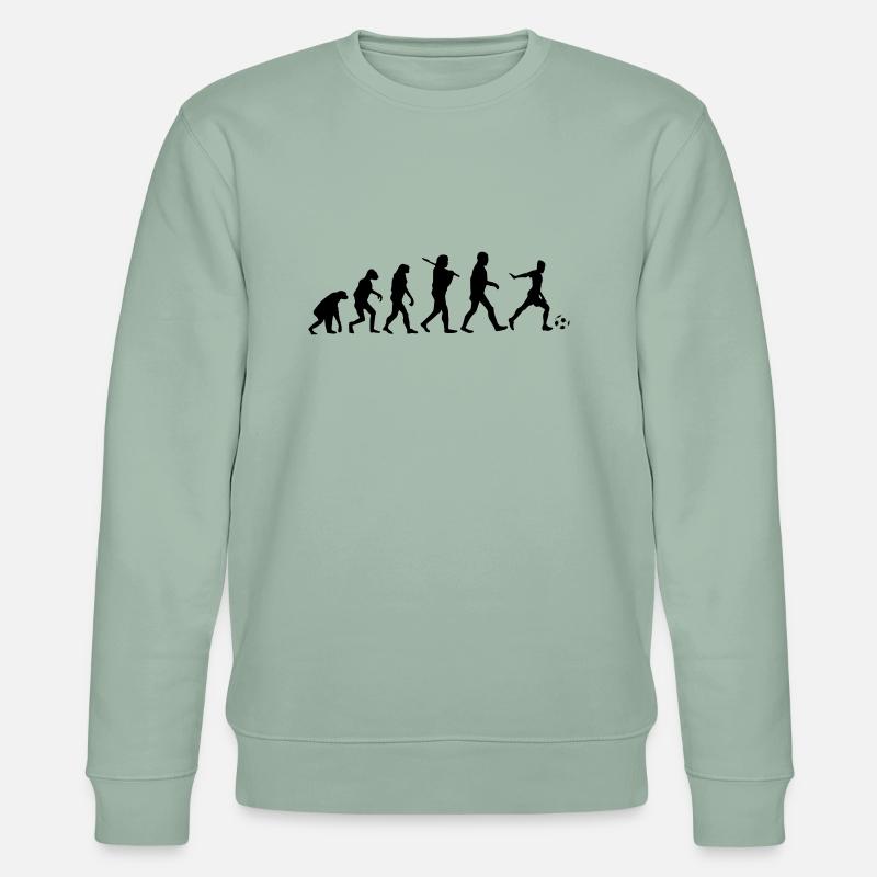 evolution foot - Sweat bio CHANGER Stanley/Stella Unisexe - vert de gris clair