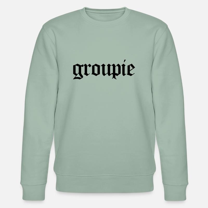 Groupie - Stanley/Stella Unisex Bio-Sweatshirt CHANGER  - Helles Graugrün