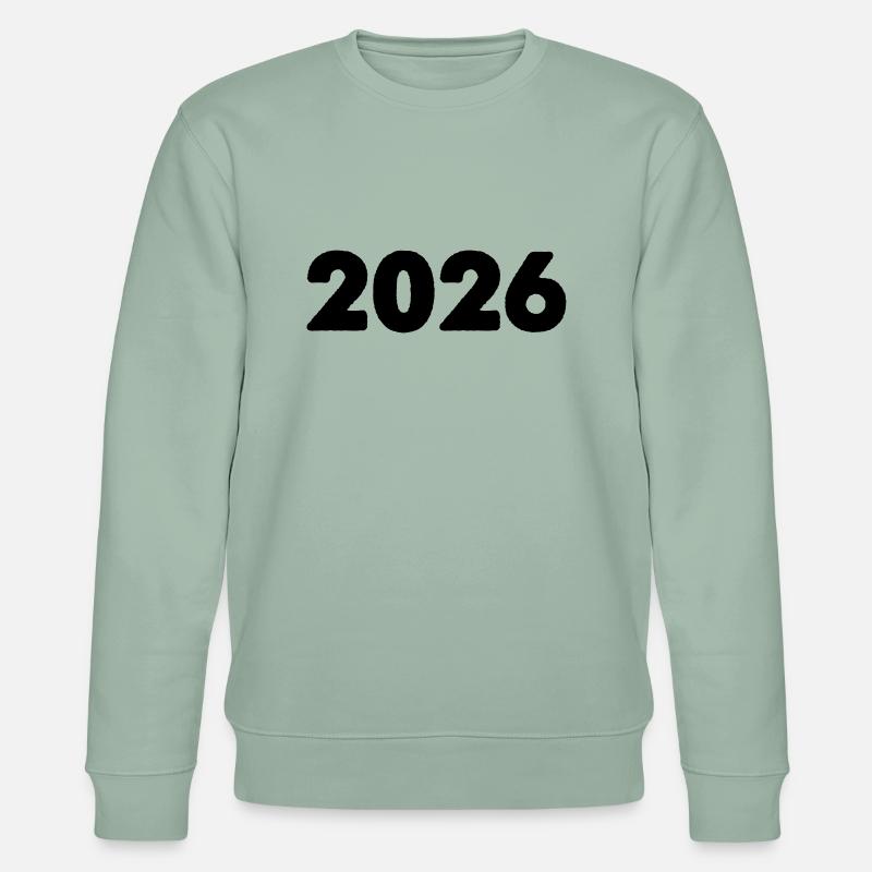2026 - Stanley/Stella Unisex Bio-Sweatshirt CHANGER  - Helles Graugrün