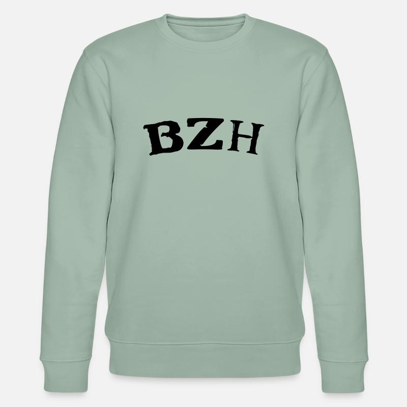 BZH Britannien - Stanley/Stella Unisex Bio-Sweatshirt CHANGER  - Helles Graugrün