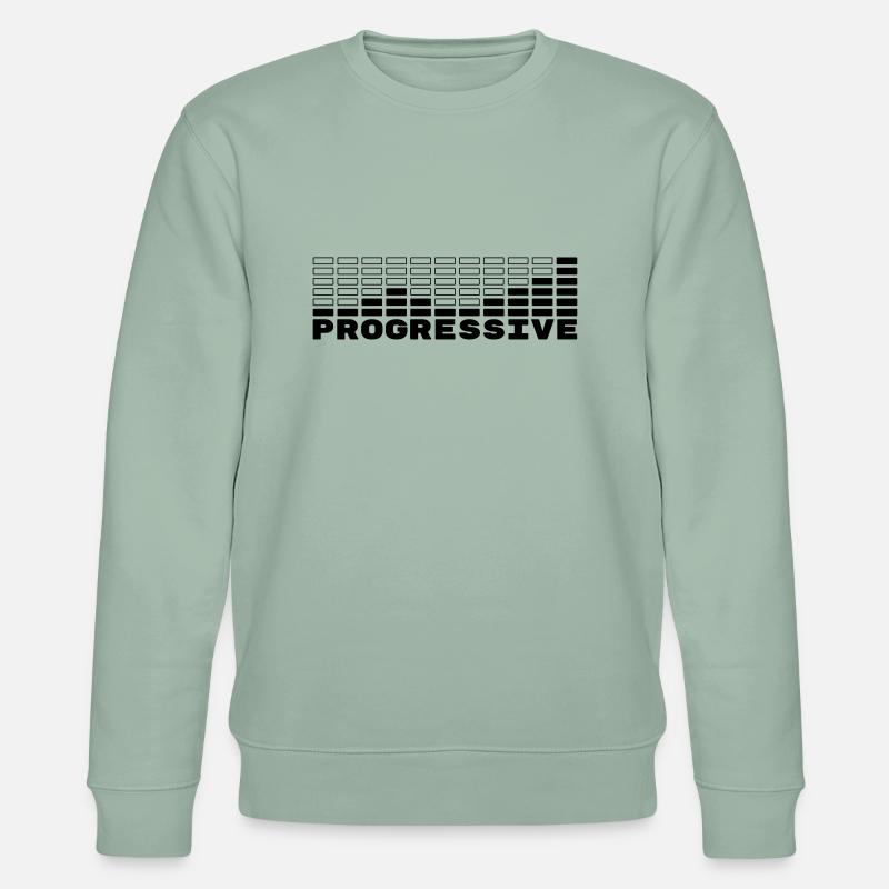 Progressive - Stanley/Stella Unisex Bio-Sweatshirt CHANGER  - Helles Graugrün