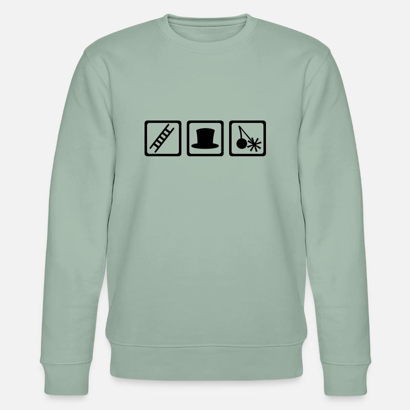 Ramoneur - Sweat bio CHANGER Stanley/Stella Unisexe - vert de gris clair