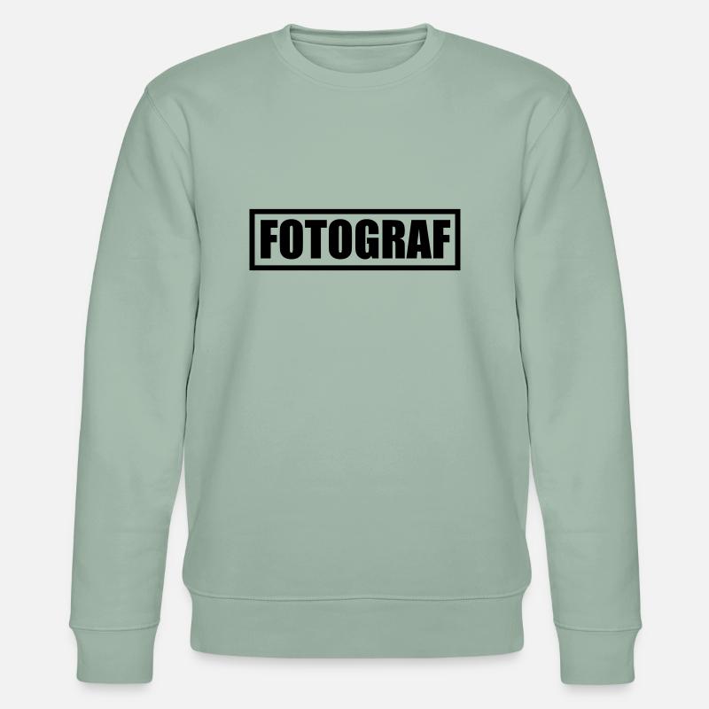 Fotograf - Stanley/Stella Unisex Bio-Sweatshirt CHANGER  - Helles Graugrün