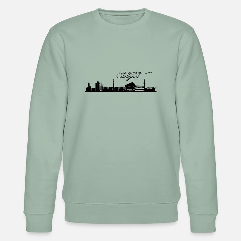 Stuttgarter Skyline - Stanley/Stella Unisex Bio-Sweatshirt CHANGER  - Helles Graugrün
