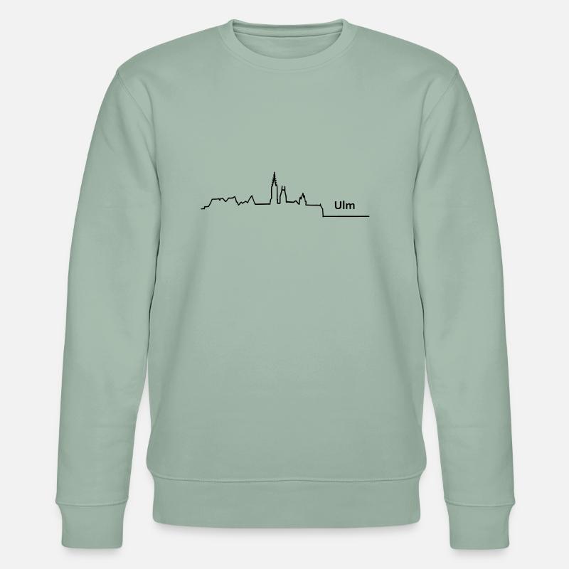 ulm skyline - Stanley/Stella CHANGER Unisex Organic Sweatshirt - aloe