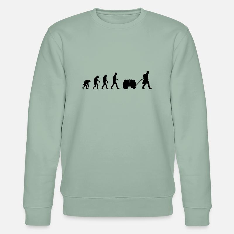 beer evolution - Sweat bio CHANGER Stanley/Stella Unisexe - vert de gris clair