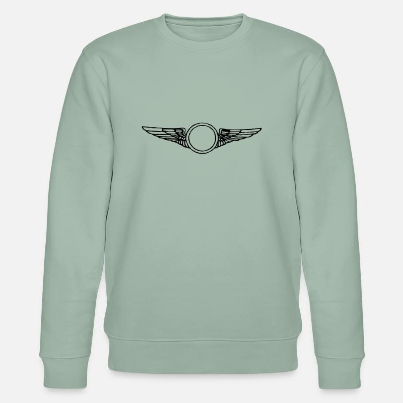 wing_vec_1 fr - Sweat bio CHANGER Stanley/Stella Unisexe - vert de gris clair