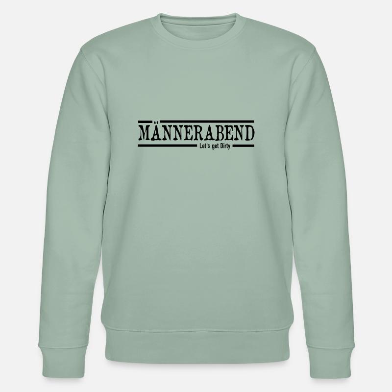 Männerabend - Stanley/Stella Unisex Bio-Sweatshirt CHANGER  - Helles Graugrün