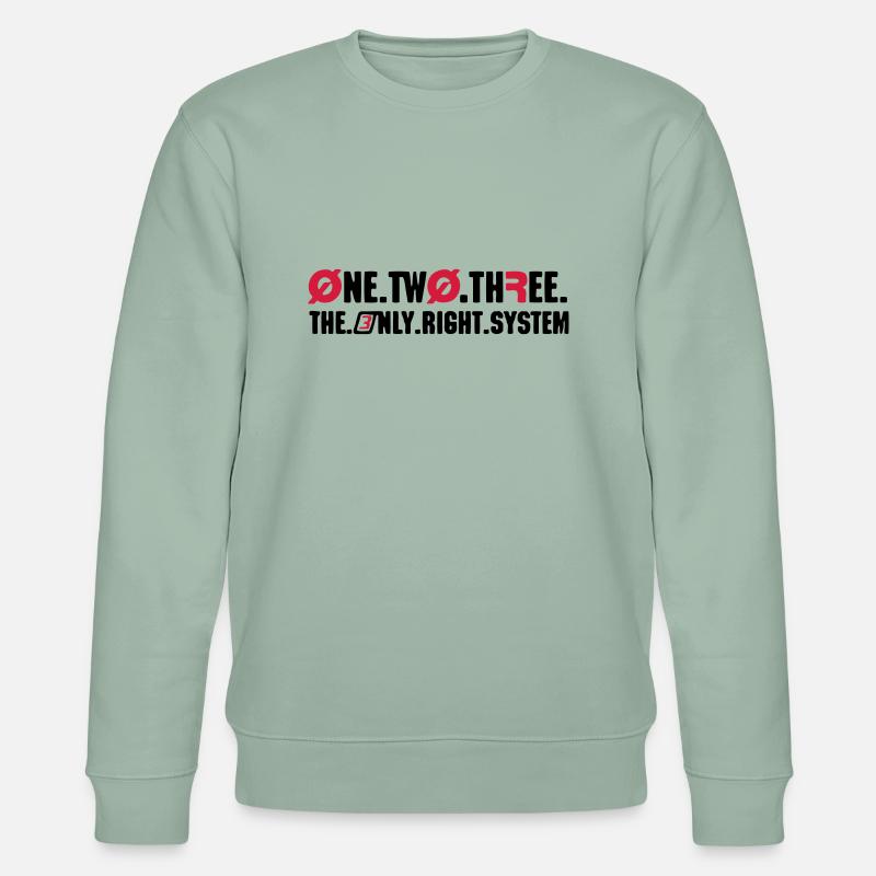 Right System - Stanley/Stella Unisex Bio-Sweatshirt CHANGER  - Helles Graugrün