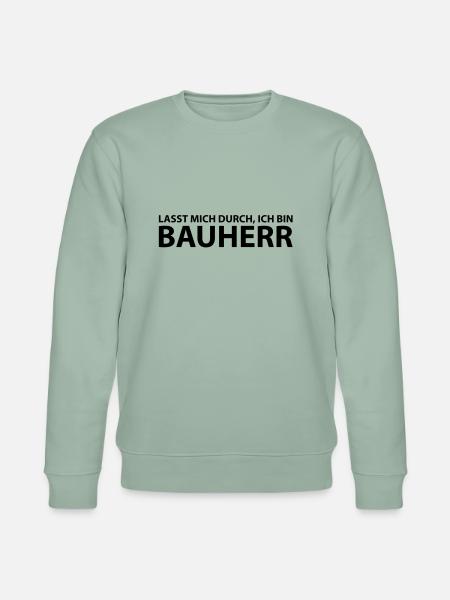 bauherr - Stanley/Stella Unisex Bio-Sweatshirt CHANGER - Helles Graugrün