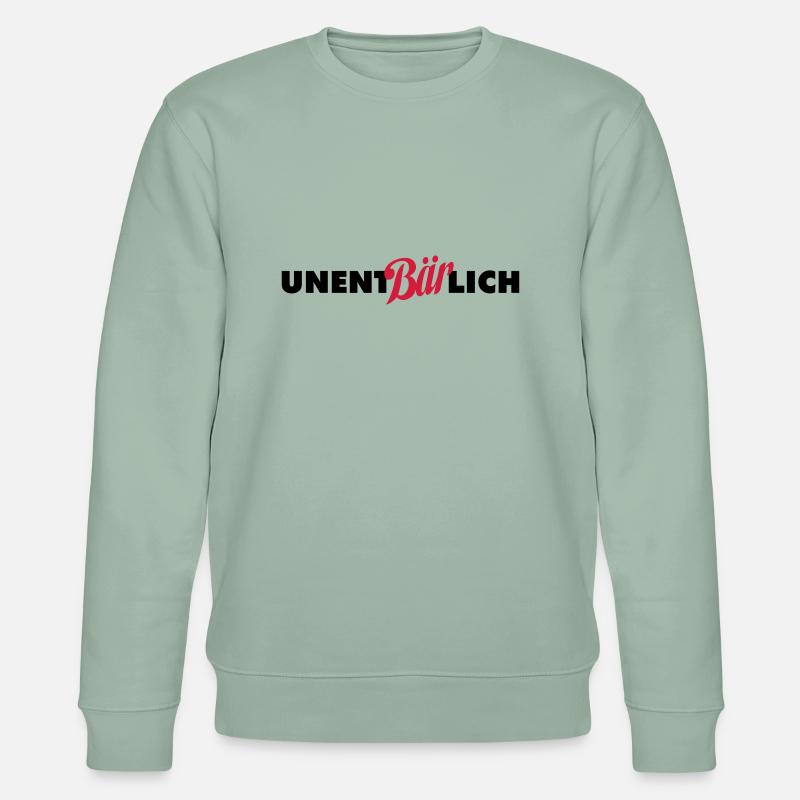 unentberlich - Stanley/Stella Unisex Bio-Sweatshirt CHANGER  - Helles Graugrün
