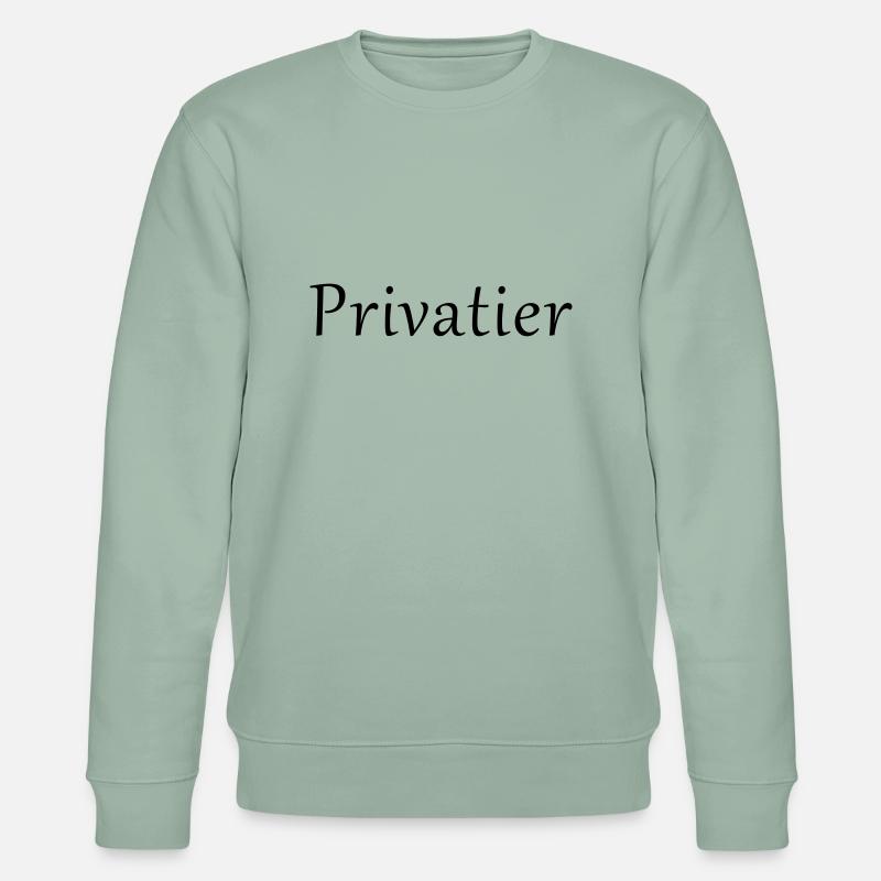 Privatier - Stanley/Stella Unisex Bio-Sweatshirt CHANGER - Helles Graugrün
