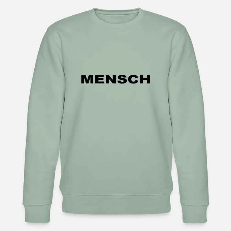 Mensch-3 - Stanley/Stella Unisex Bio-Sweatshirt CHANGER  - Helles Graugrün
