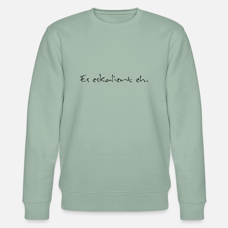 Eskalation - Stanley/Stella Unisex Bio-Sweatshirt CHANGER  - Helles Graugrün