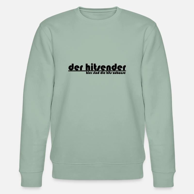 Hitsender_Logo - Stanley/Stella Unisex Bio-Sweatshirt CHANGER  - Helles Graugrün
