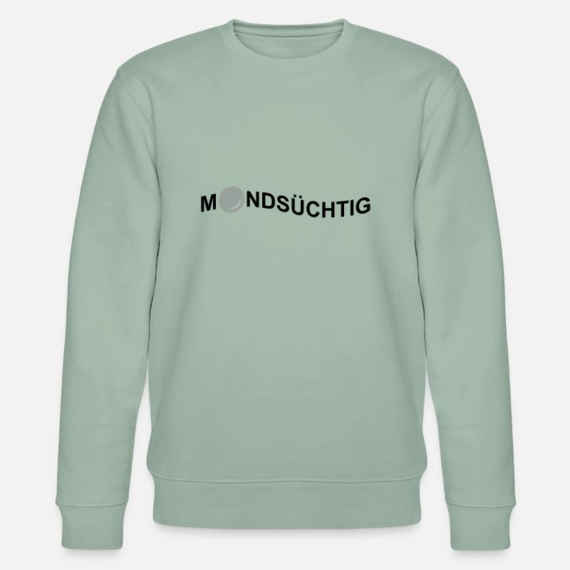 mondsüchtig - Stanley/Stella Unisex Bio-Sweatshirt CHANGER  - Helles Graugrün