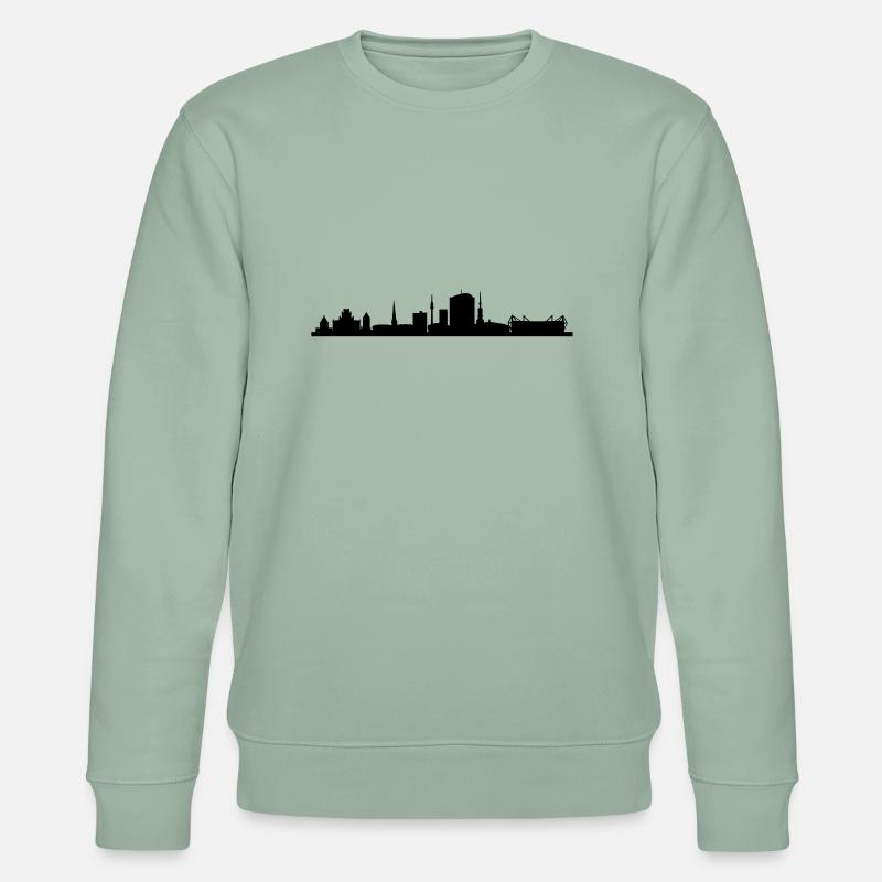 Skyline Dortmund - Stanley/Stella Unisex Bio-Sweatshirt CHANGER  - Helles Graugrün