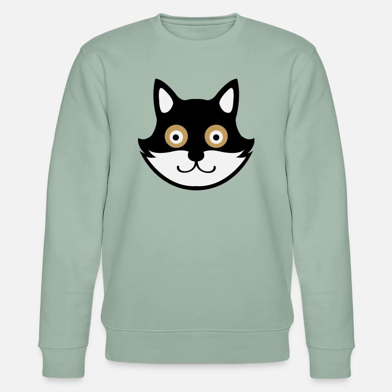 cat - Stanley/Stella Unisex Bio-Sweatshirt CHANGER  - Helles Graugrün