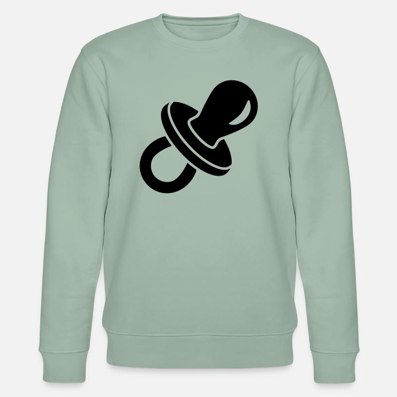 Schnuller - Stanley/Stella Unisex Bio-Sweatshirt CHANGER - Helles Graugrün