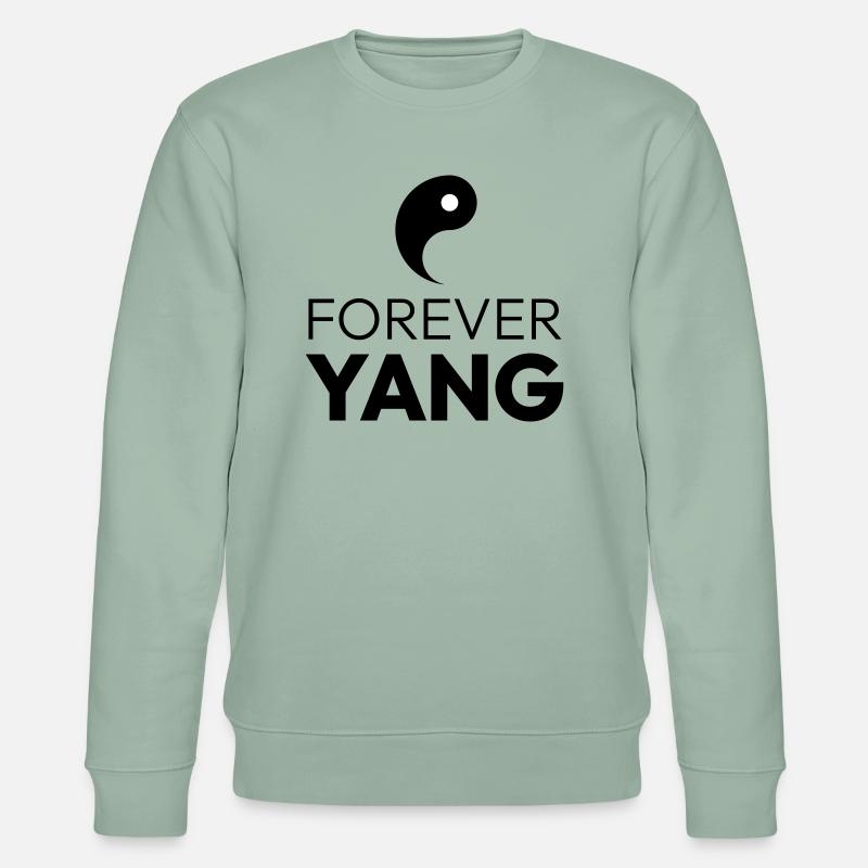 Forever Yang - Stanley/Stella Unisex Bio-Sweatshirt CHANGER  - Helles Graugrün