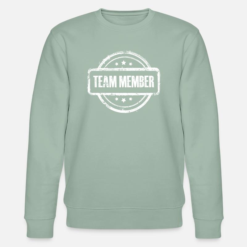 Team Stempel - Stanley/Stella Unisex Bio-Sweatshirt CHANGER  - Helles Graugrün