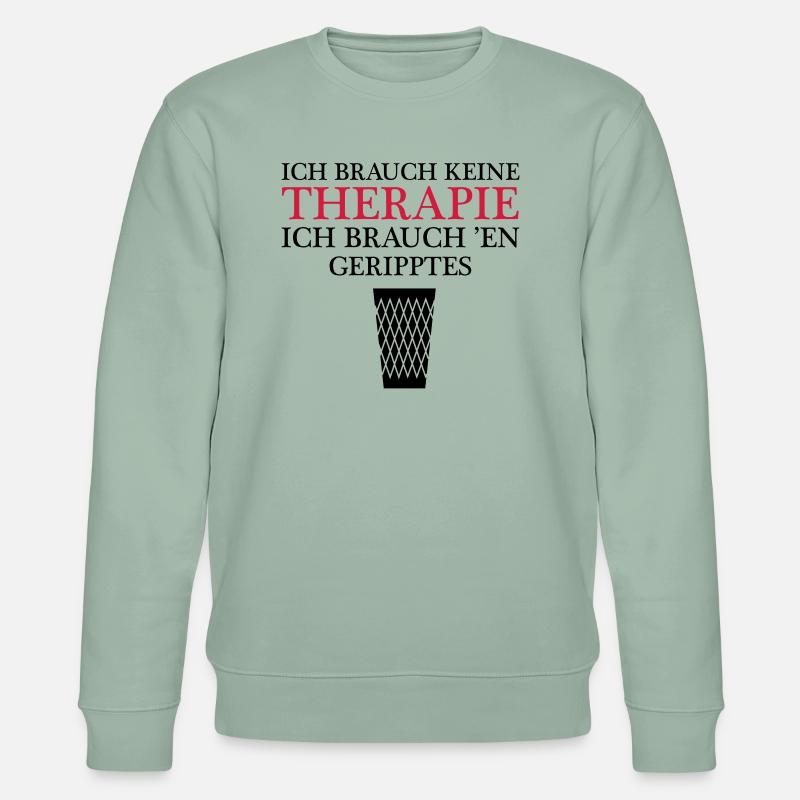 Therapy Gerippt Frankfurt - Stanley/Stella Unisex Bio-Sweatshirt CHANGER  - Helles Graugrün