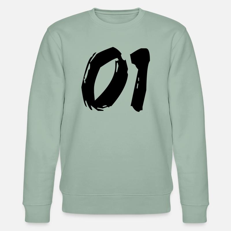 Brushed 01 - Stanley/Stella Unisex Bio-Sweatshirt CHANGER  - Helles Graugrün