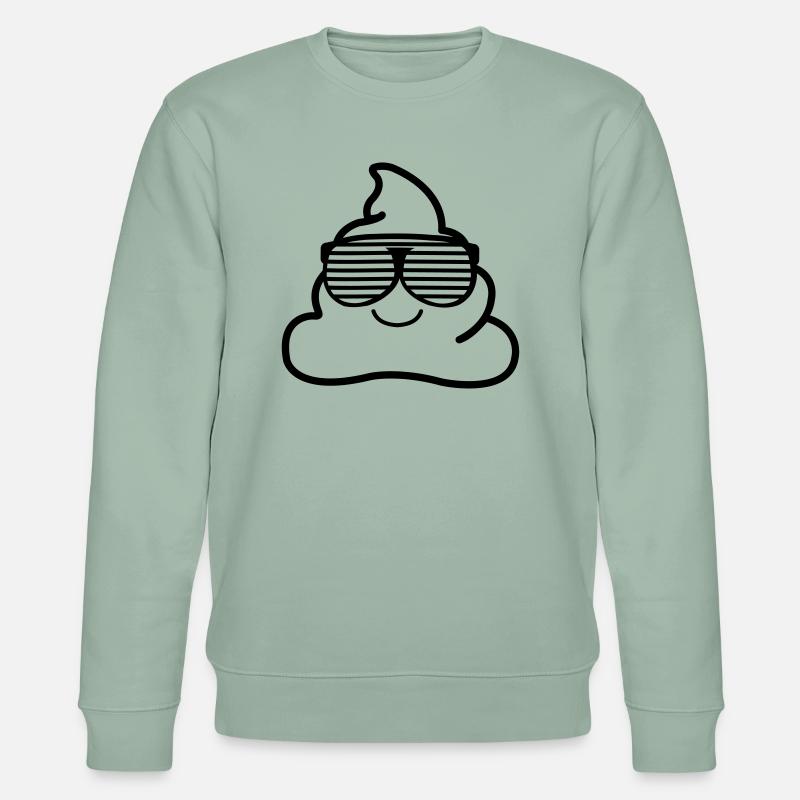 coole_kacke_01 - Sweat bio CHANGER Stanley/Stella Unisexe - vert de gris clair