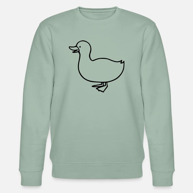 Ente - Stanley/Stella Unisex Bio-Sweatshirt CHANGER  - Helles Graugrün
