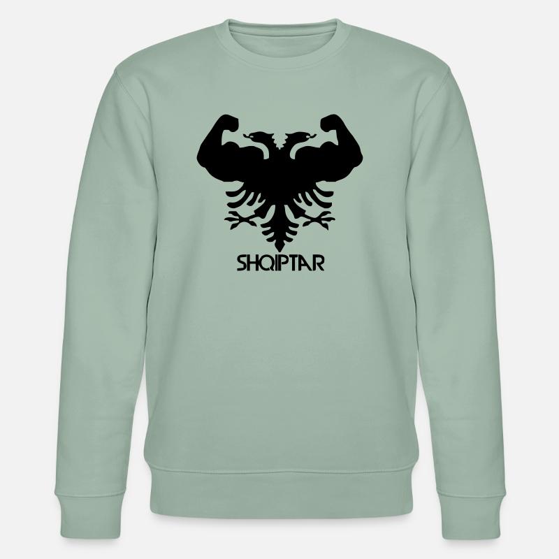 shqiptar - Stanley/Stella Unisex Bio-Sweatshirt CHANGER  - Helles Graugrün
